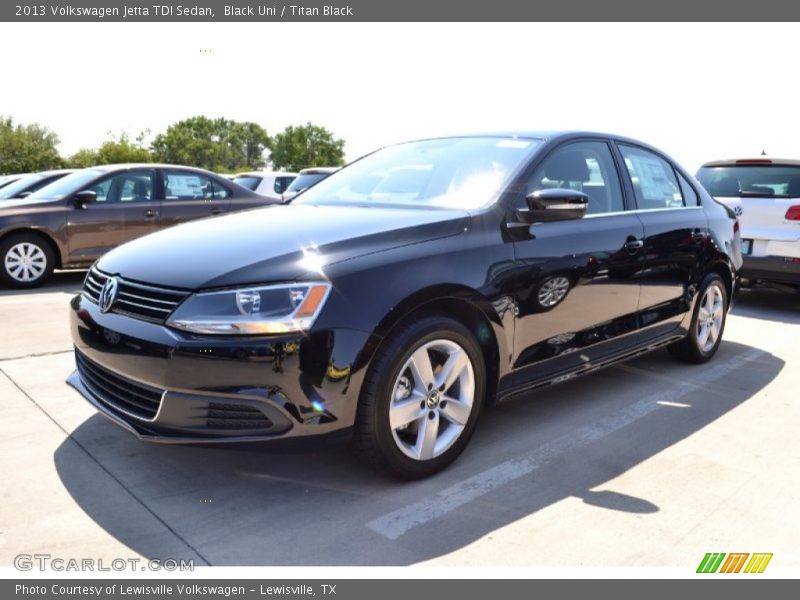 Black Uni / Titan Black 2013 Volkswagen Jetta TDI Sedan