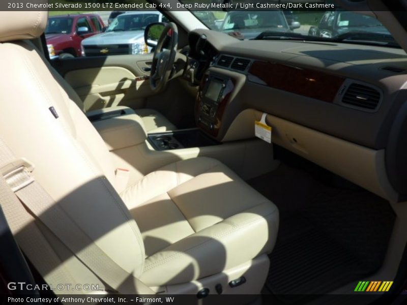 Deep Ruby Metallic / Light Cashmere/Dark Cashmere 2013 Chevrolet Silverado 1500 LTZ Extended Cab 4x4