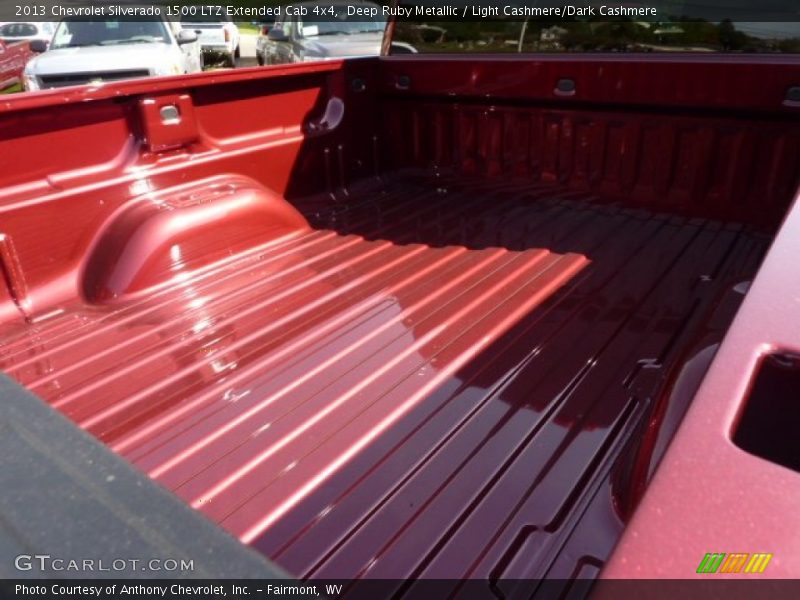 Deep Ruby Metallic / Light Cashmere/Dark Cashmere 2013 Chevrolet Silverado 1500 LTZ Extended Cab 4x4