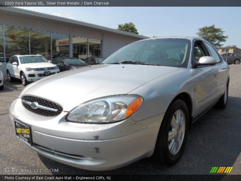 Silver Frost Metallic / Dark Charcoal 2003 Ford Taurus SEL