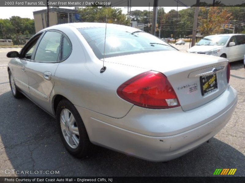 Silver Frost Metallic / Dark Charcoal 2003 Ford Taurus SEL