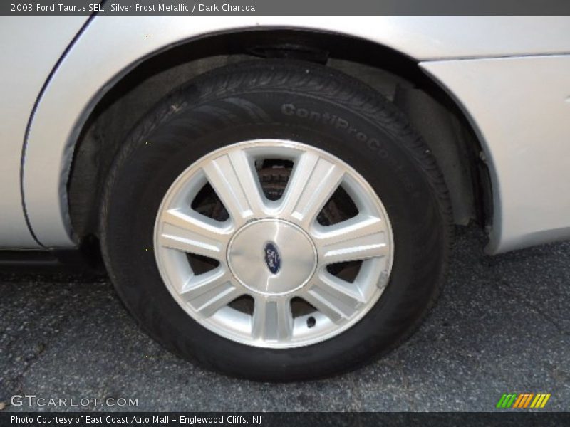 Silver Frost Metallic / Dark Charcoal 2003 Ford Taurus SEL