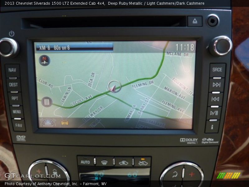 Navigation of 2013 Silverado 1500 LTZ Extended Cab 4x4