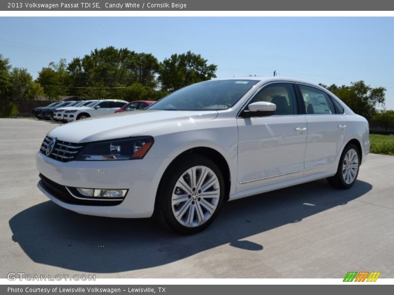 Candy White / Cornsilk Beige 2013 Volkswagen Passat TDI SE