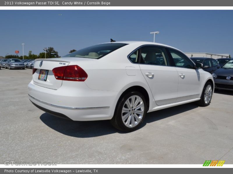Candy White / Cornsilk Beige 2013 Volkswagen Passat TDI SE