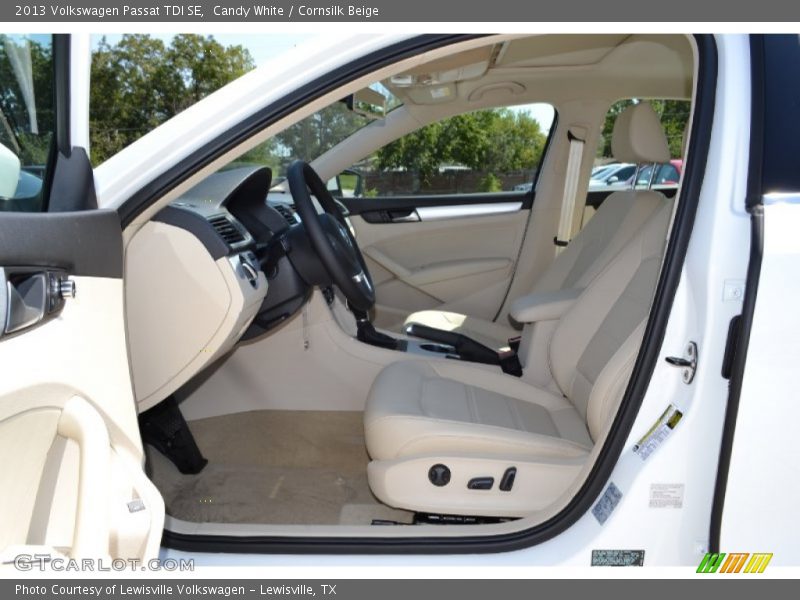 Candy White / Cornsilk Beige 2013 Volkswagen Passat TDI SE