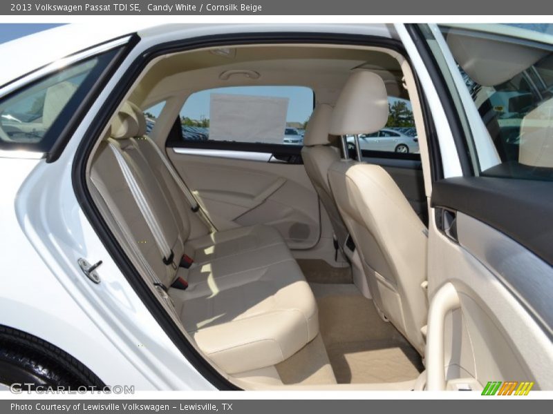 Candy White / Cornsilk Beige 2013 Volkswagen Passat TDI SE
