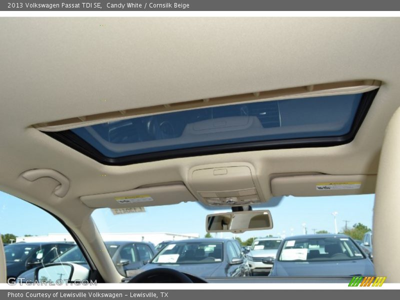 Candy White / Cornsilk Beige 2013 Volkswagen Passat TDI SE