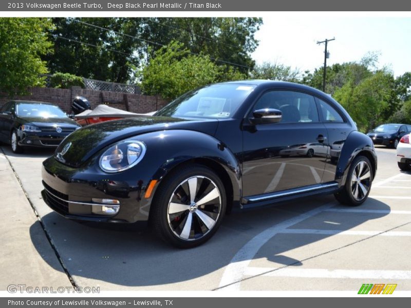 Deep Black Pearl Metallic / Titan Black 2013 Volkswagen Beetle Turbo