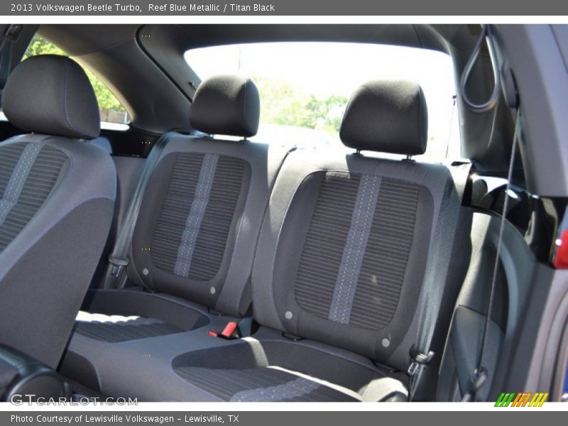 Reef Blue Metallic / Titan Black 2013 Volkswagen Beetle Turbo