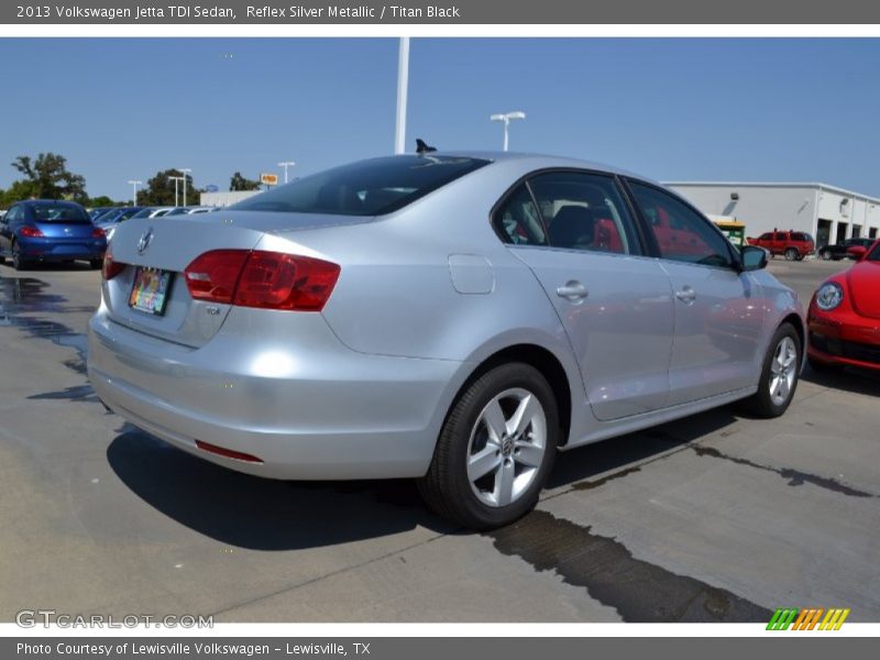 Reflex Silver Metallic / Titan Black 2013 Volkswagen Jetta TDI Sedan