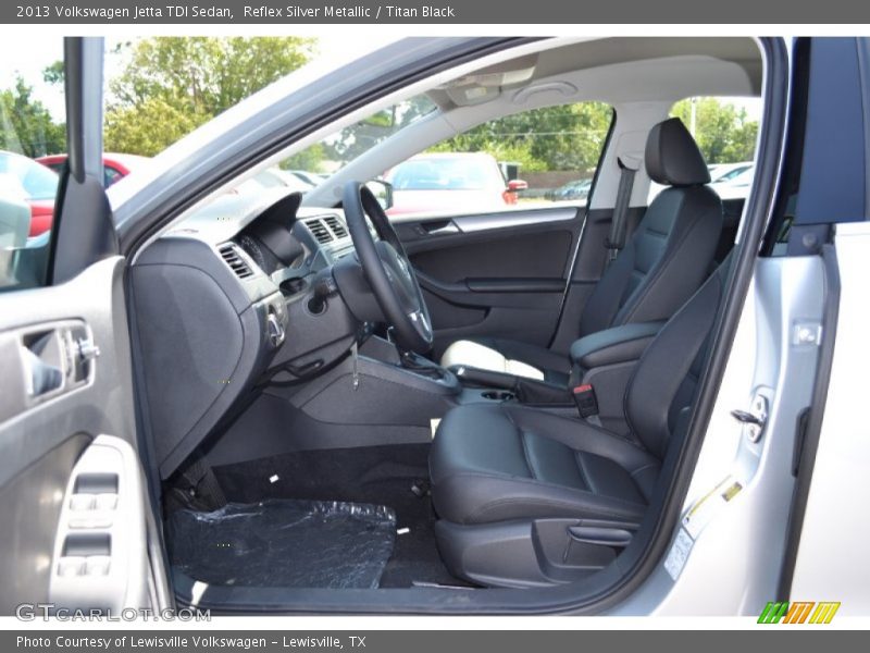 Reflex Silver Metallic / Titan Black 2013 Volkswagen Jetta TDI Sedan