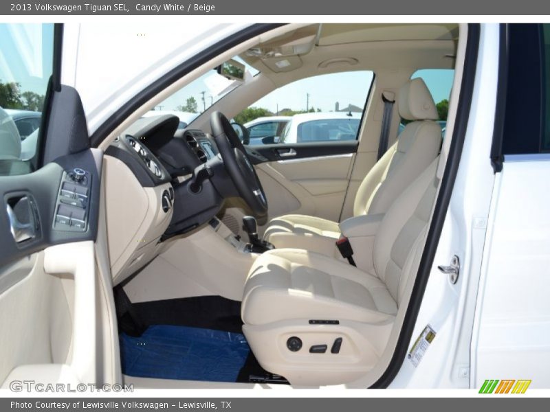 Candy White / Beige 2013 Volkswagen Tiguan SEL