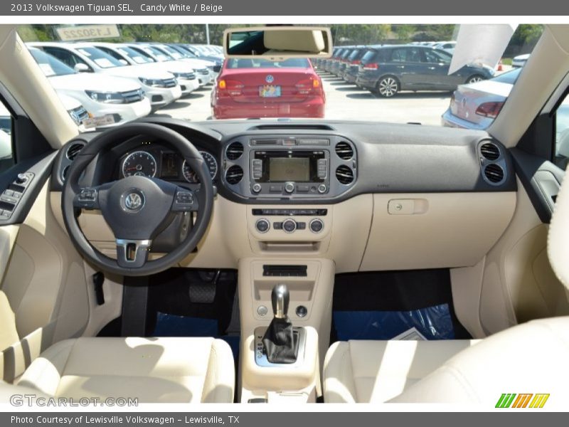 Candy White / Beige 2013 Volkswagen Tiguan SEL