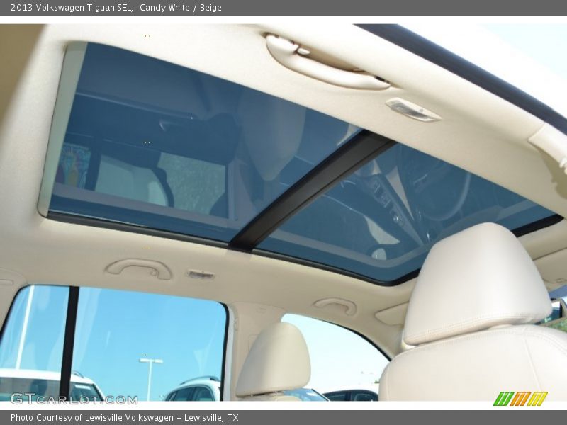 Candy White / Beige 2013 Volkswagen Tiguan SEL