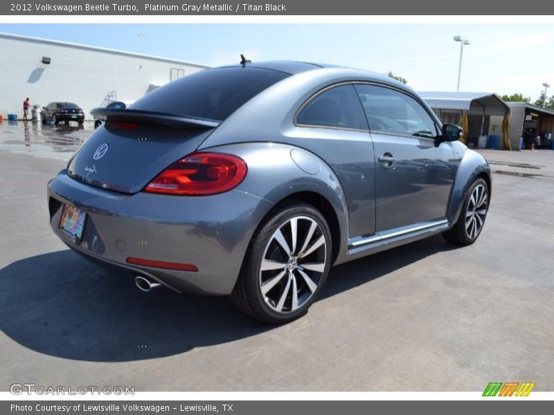 Platinum Gray Metallic / Titan Black 2012 Volkswagen Beetle Turbo