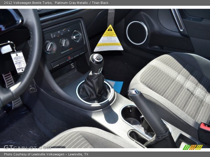Platinum Gray Metallic / Titan Black 2012 Volkswagen Beetle Turbo