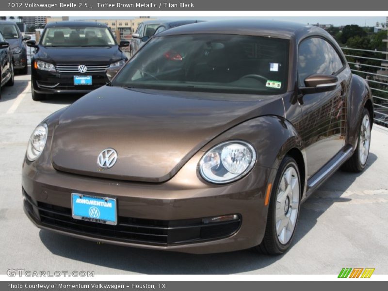 Toffee Brown Metallic / Titan Black 2012 Volkswagen Beetle 2.5L
