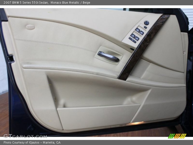 Door Panel of 2007 5 Series 550i Sedan