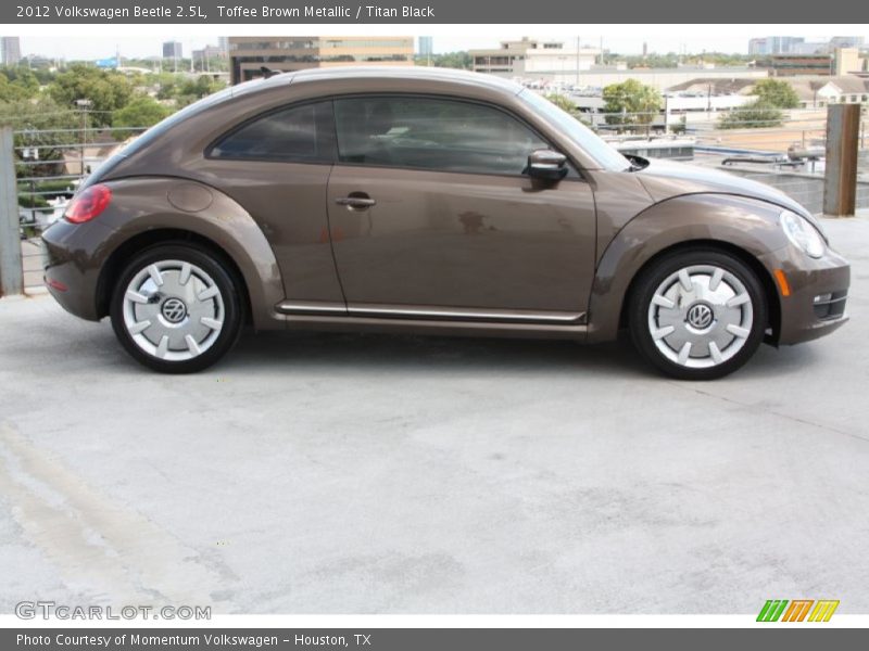 Toffee Brown Metallic / Titan Black 2012 Volkswagen Beetle 2.5L
