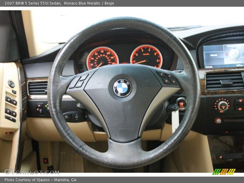  2007 5 Series 550i Sedan Steering Wheel
