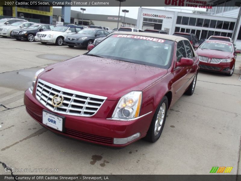 Crystal Red Tintcoat / Cashmere 2007 Cadillac DTS Sedan