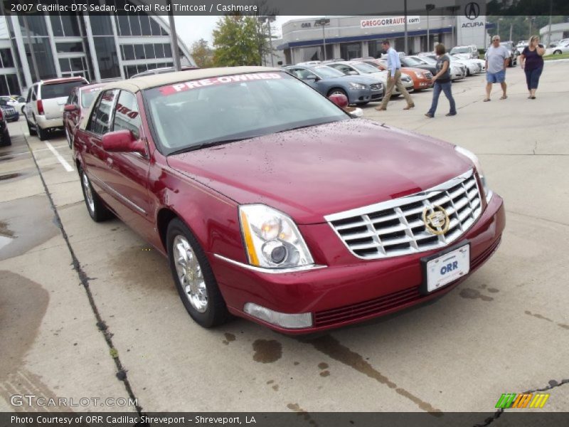 Crystal Red Tintcoat / Cashmere 2007 Cadillac DTS Sedan
