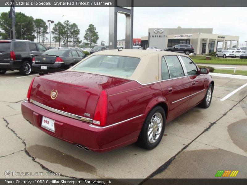Crystal Red Tintcoat / Cashmere 2007 Cadillac DTS Sedan