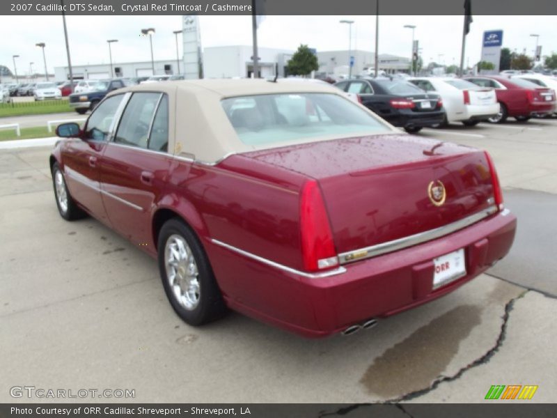 Crystal Red Tintcoat / Cashmere 2007 Cadillac DTS Sedan