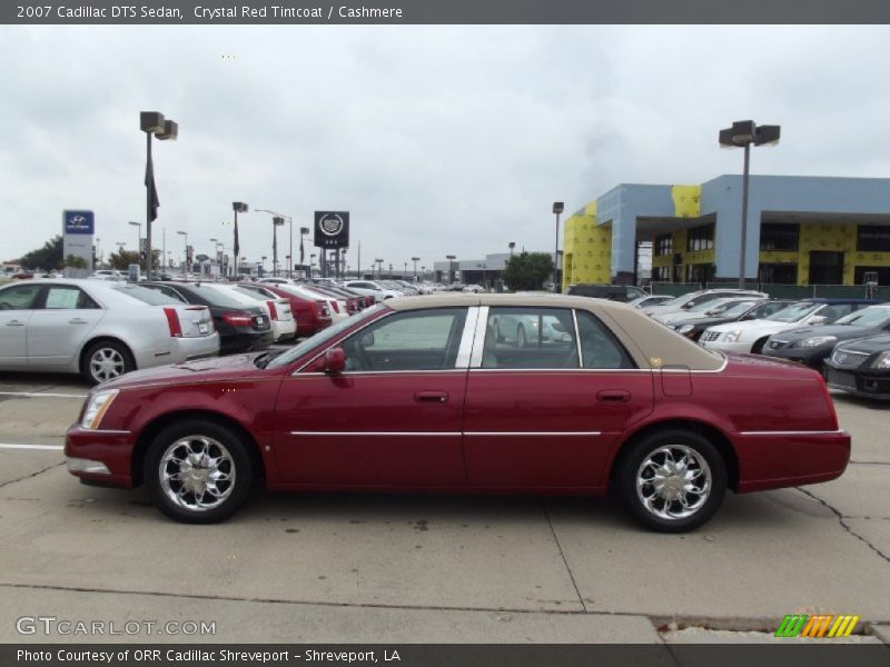 Crystal Red Tintcoat / Cashmere 2007 Cadillac DTS Sedan
