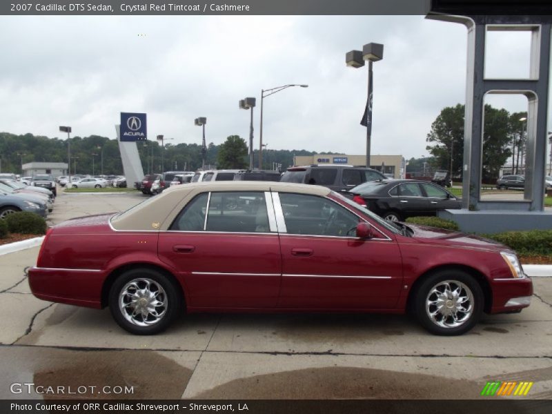 Crystal Red Tintcoat / Cashmere 2007 Cadillac DTS Sedan