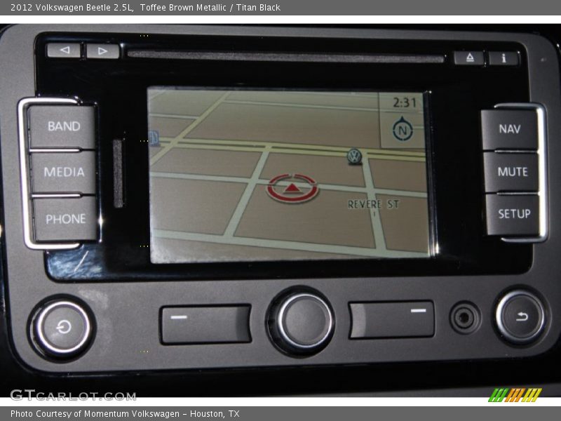 Toffee Brown Metallic / Titan Black 2012 Volkswagen Beetle 2.5L
