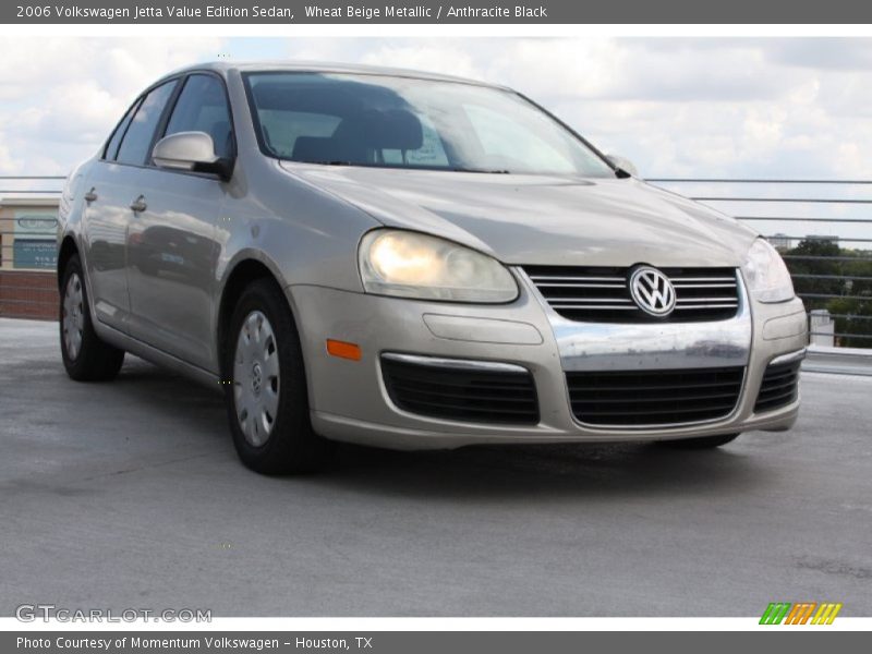 Wheat Beige Metallic / Anthracite Black 2006 Volkswagen Jetta Value Edition Sedan