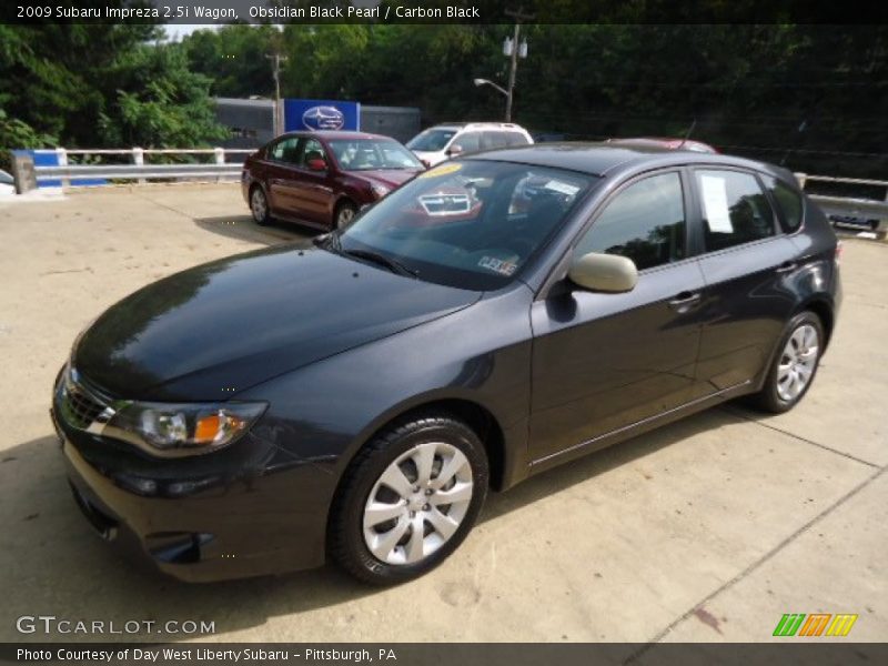 Obsidian Black Pearl / Carbon Black 2009 Subaru Impreza 2.5i Wagon