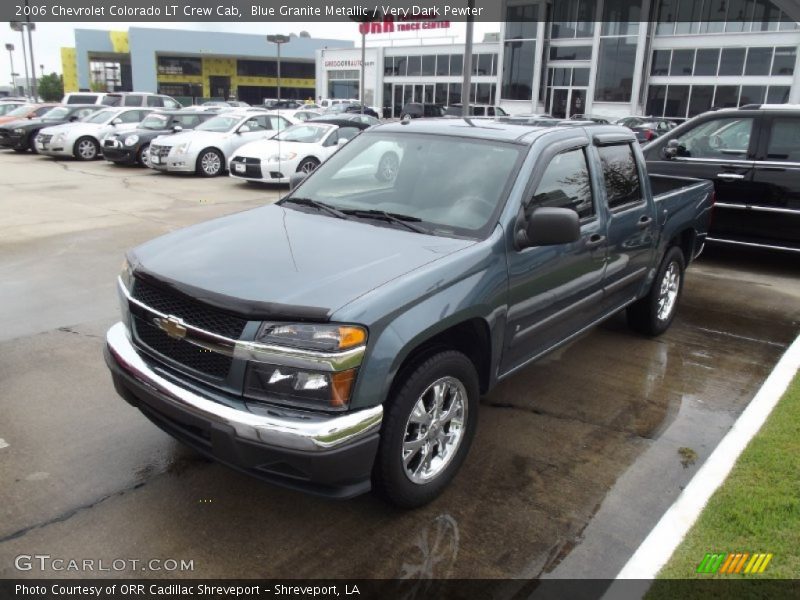 Blue Granite Metallic / Very Dark Pewter 2006 Chevrolet Colorado LT Crew Cab