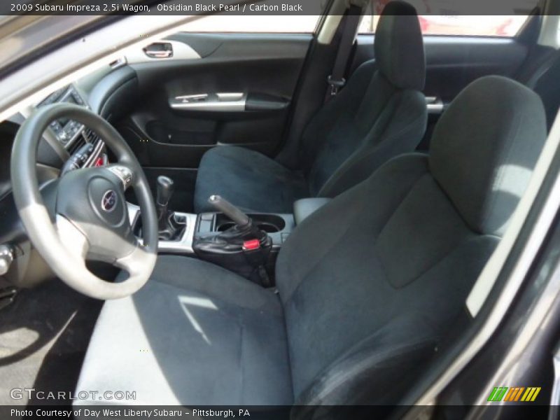 Obsidian Black Pearl / Carbon Black 2009 Subaru Impreza 2.5i Wagon