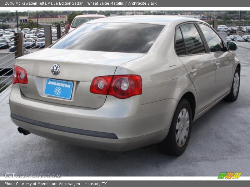 Wheat Beige Metallic / Anthracite Black 2006 Volkswagen Jetta Value Edition Sedan