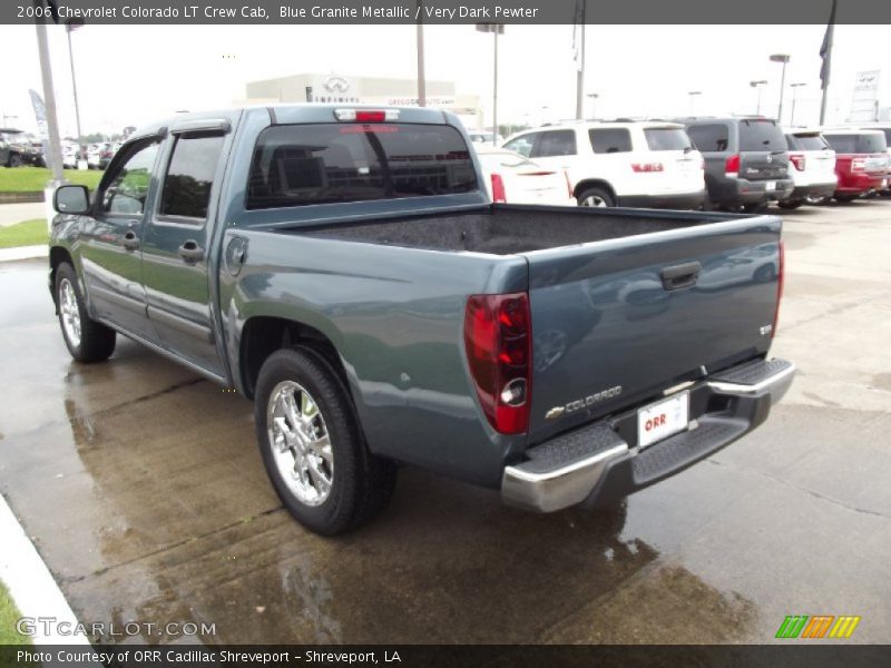 Blue Granite Metallic / Very Dark Pewter 2006 Chevrolet Colorado LT Crew Cab