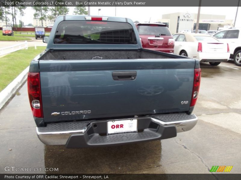 Blue Granite Metallic / Very Dark Pewter 2006 Chevrolet Colorado LT Crew Cab