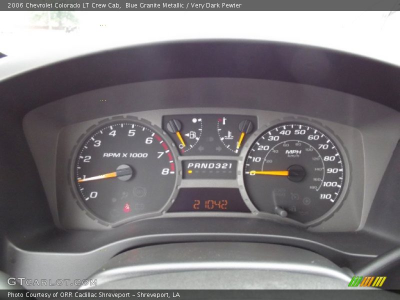 Blue Granite Metallic / Very Dark Pewter 2006 Chevrolet Colorado LT Crew Cab
