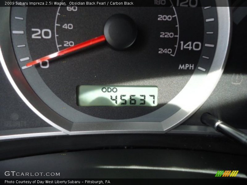 Obsidian Black Pearl / Carbon Black 2009 Subaru Impreza 2.5i Wagon