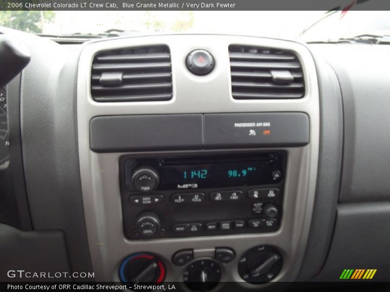 Blue Granite Metallic / Very Dark Pewter 2006 Chevrolet Colorado LT Crew Cab