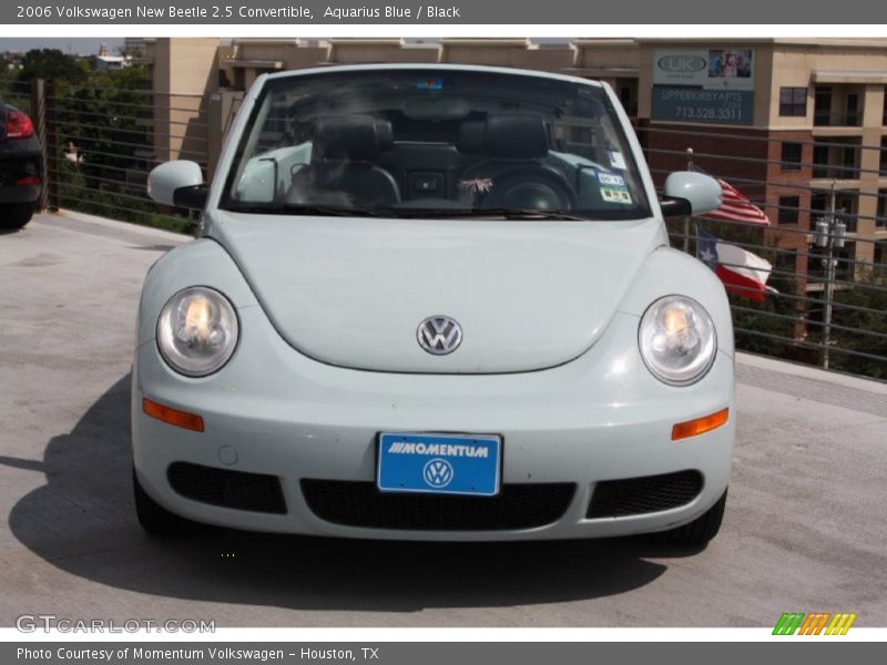 Aquarius Blue / Black 2006 Volkswagen New Beetle 2.5 Convertible