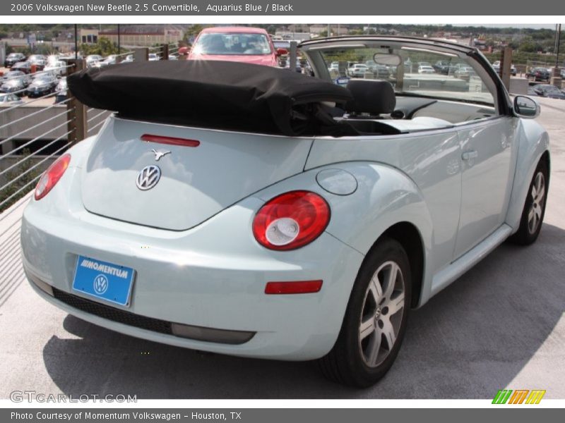 Aquarius Blue / Black 2006 Volkswagen New Beetle 2.5 Convertible
