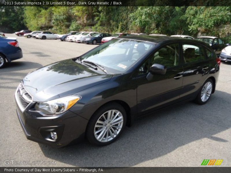 Dark Gray Metallic / Black 2013 Subaru Impreza 2.0i Limited 5 Door