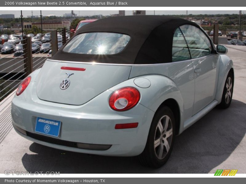Aquarius Blue / Black 2006 Volkswagen New Beetle 2.5 Convertible