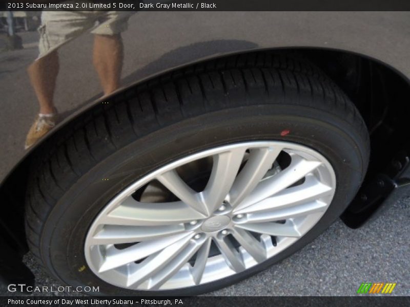 Dark Gray Metallic / Black 2013 Subaru Impreza 2.0i Limited 5 Door