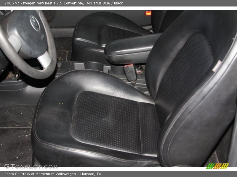 Aquarius Blue / Black 2006 Volkswagen New Beetle 2.5 Convertible