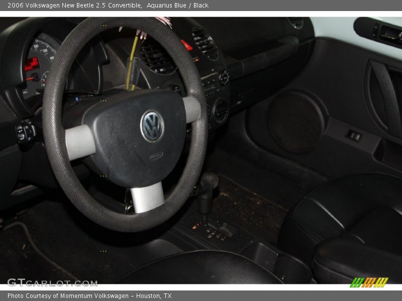 Aquarius Blue / Black 2006 Volkswagen New Beetle 2.5 Convertible