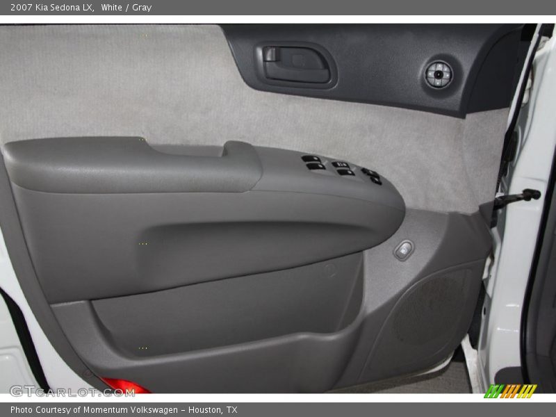 White / Gray 2007 Kia Sedona LX